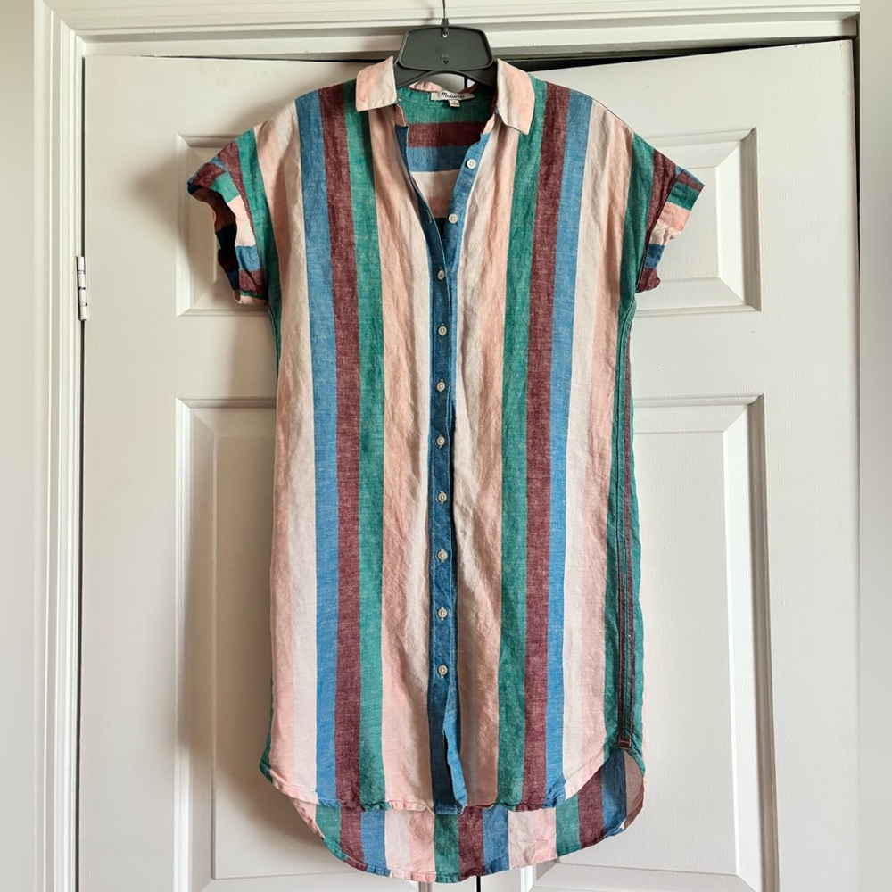 Madewell Multicolor Striped Dress